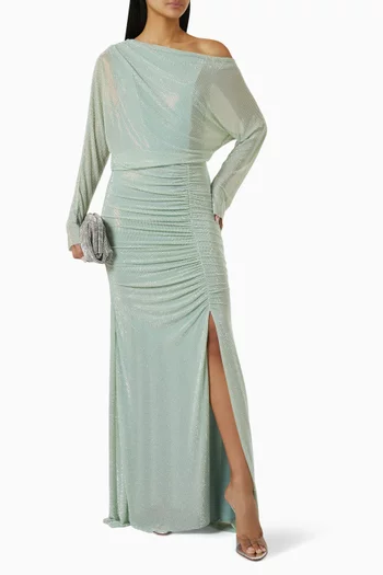 Embellished Off-shoulder Dress