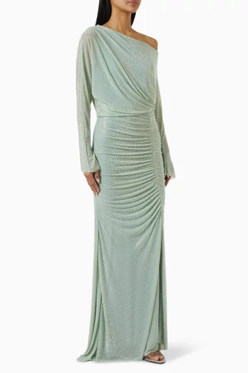 Embellished Off-shoulder Dress
