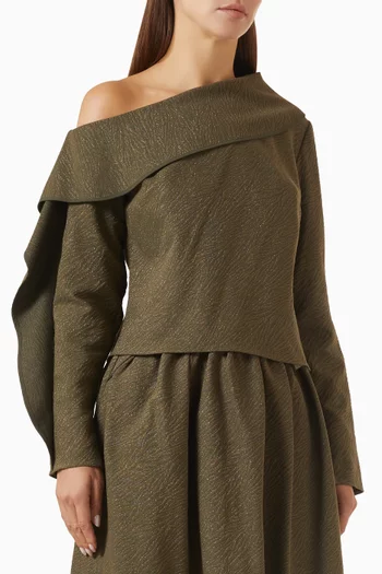 Asymmetric Foldover Top