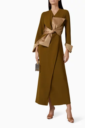 Bow Belt Maxi Dress