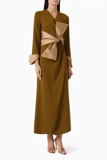 Bow Belt Maxi Dress