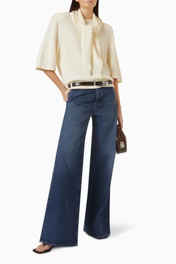 Ella Scarf T-shirt in Knit