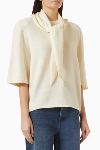 Ella Scarf T-shirt in Knit