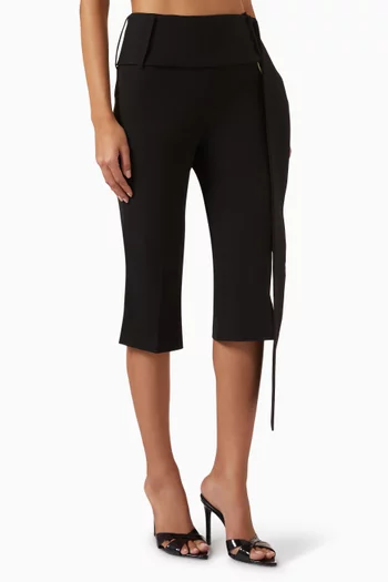 High Waisted Capri Pants