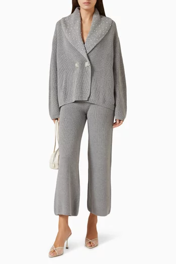 Oversized Embellished Cardigan
