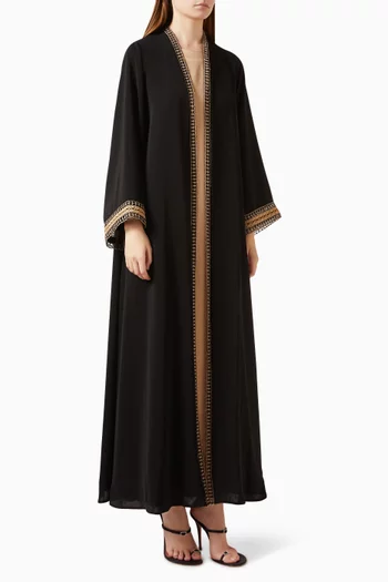 Embroidered Abaya Set