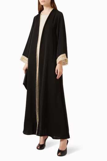 Embroidered Abaya Set