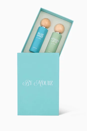The Traveller Set Pistachio Latte + Blue Haze, 2 x 30ml