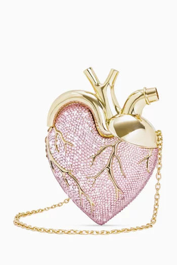 Maren Artificial Crystal Heart-shaped Bag