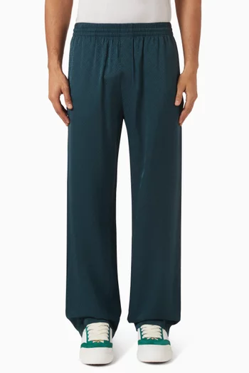 Monogram Pants in Silk