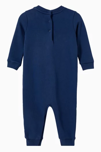Polo Bear Romper in Cotton-blend