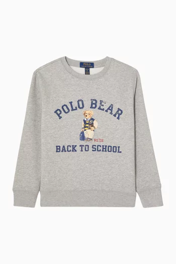 Polo Bear Sweatshirt in Fleece