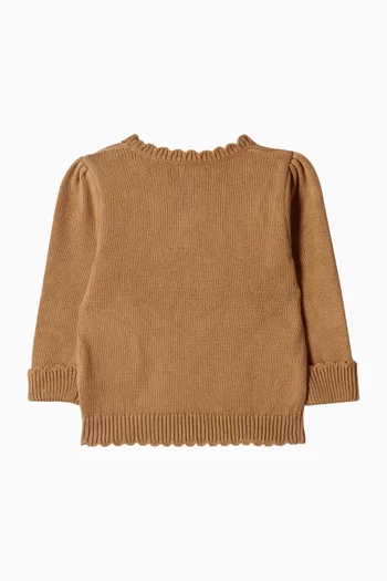 Polo Bear Sweater in Cotton-knit