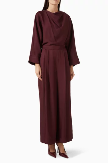 Top & Pants Set in Acetate