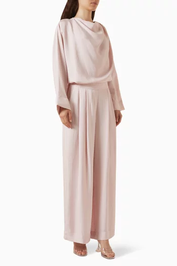 Top & Pants Set in Acetate