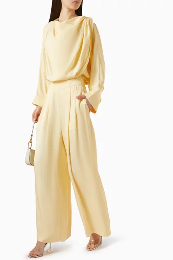 Top & Pants Set in Acetate