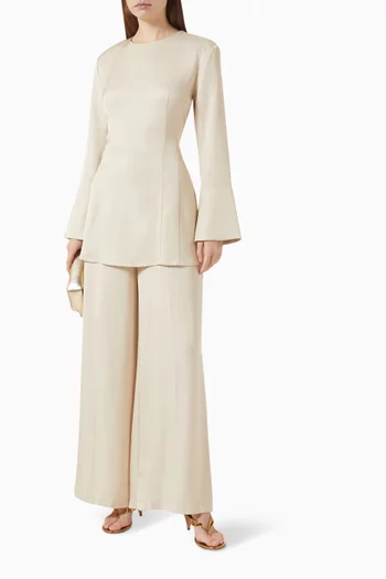 Top & Pants Set in Rayon Blend
