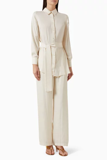Belted Shirt & Pants
