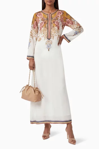 Capella Kaftan in Bemberg Crepe