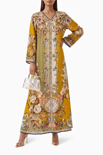 Veronica Kaftan in Bemberg Crepe