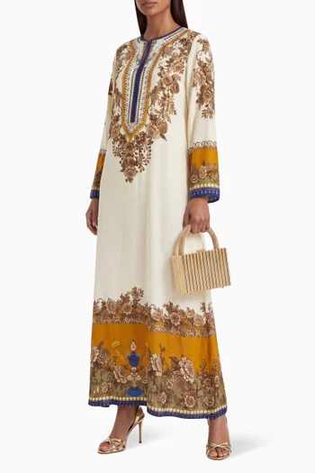 Shiffa Kaftan in Bemberg Crepe