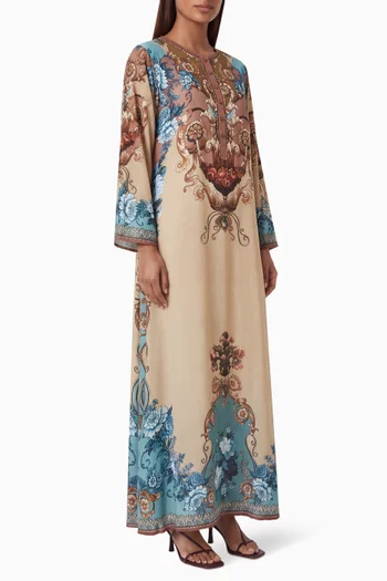 Desiree Kaftan in Bemberg Crepe