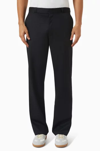 D Slacks Pants in Wool-gabardine