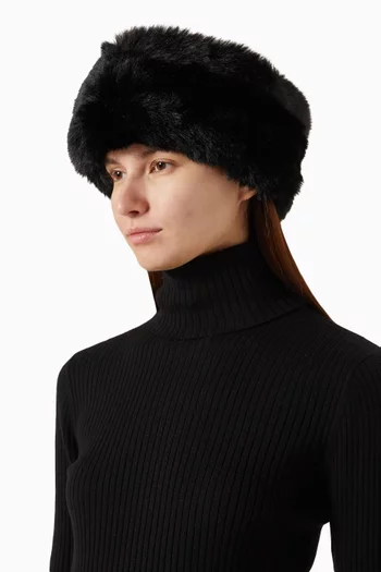 Froid Fluffy Headband in Faux Fur