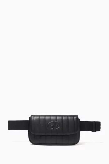 Nara Quilted Belt Bag in Faux Leather
