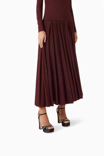 Keaton 125 Platform Sandals in Satin