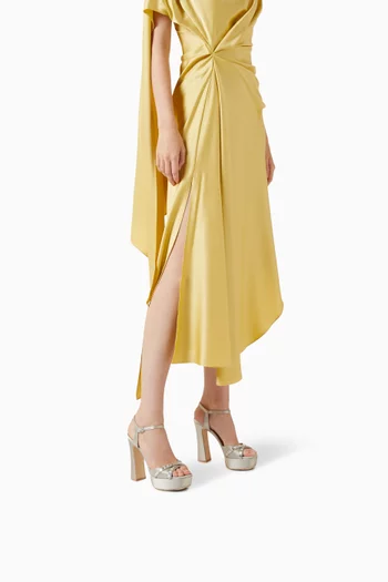Keaton 125 Platform Sandals in Satin