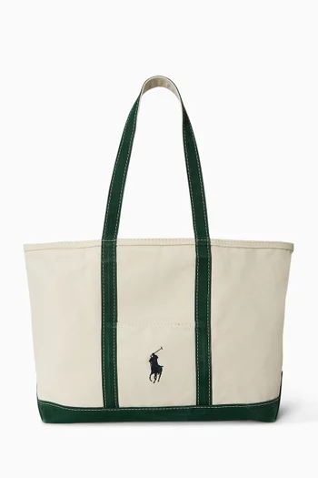 Pony Tote Bag in Cotton Canvas