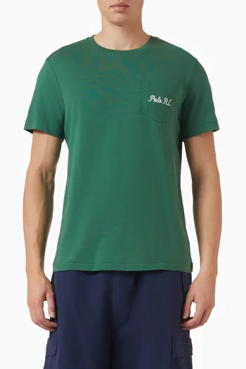 Knit T-shirt in Cotton