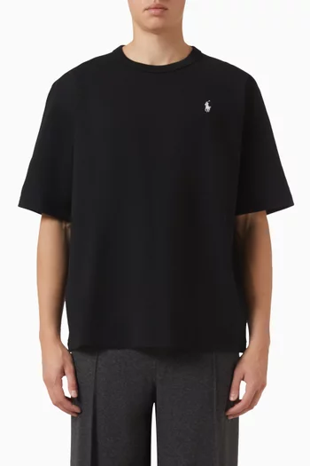 Crewneck T-shirt in Cotton Jersey