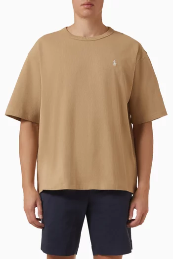 Embroidered T-shirt in Cotton