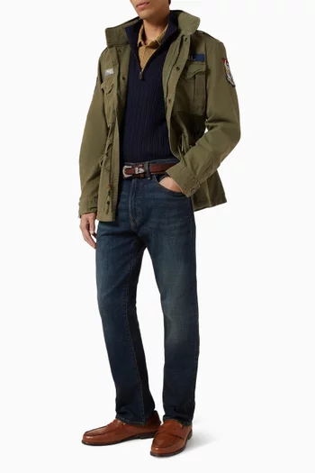 Waffle-knit Sport Shirt
