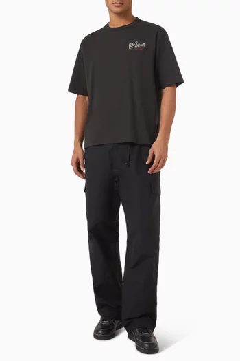 Embroidered T-shirt in Cotton