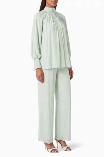 Alder Co-ord Set in Viscose-georgette