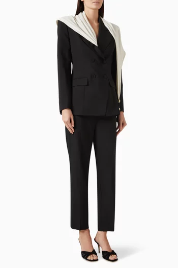 Double-breasted Suit Set