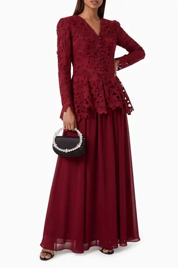 Lace Jacket & Dress Set