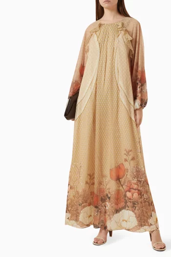 Embroidered Maxi Dress