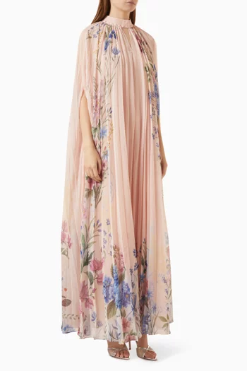 Nerina Printed Maxi Dress in Chiffon