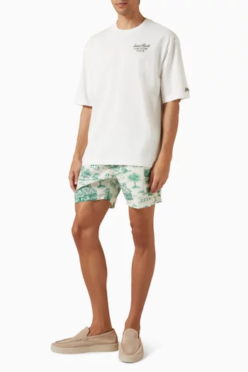 Gustavia Printed Swim Shorts