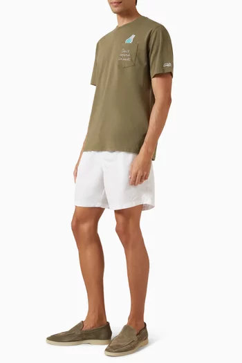 Connor Printed T-shirt in Cotton