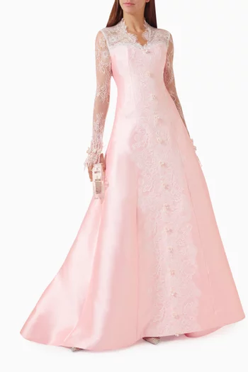 Perla Gown in Mikado