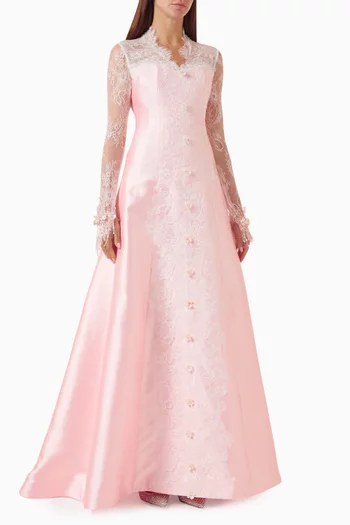 Perla Gown in Mikado