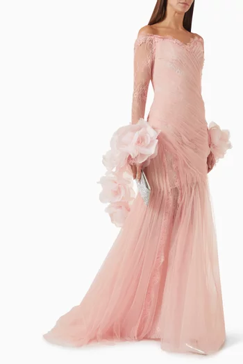 Veloura Gown in Lace