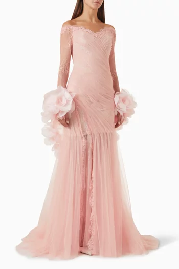Veloura Gown in Lace