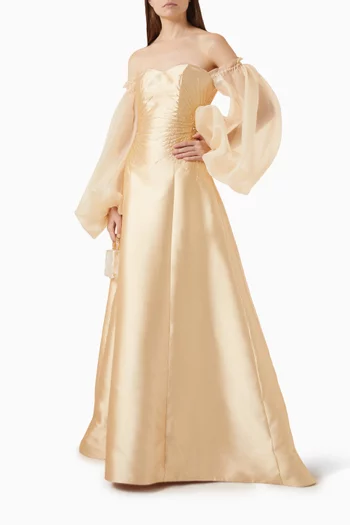 Lumiére Gown in Mikado
