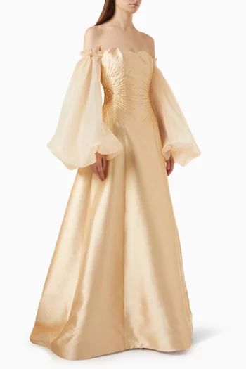 Lumiére Gown in Mikado
